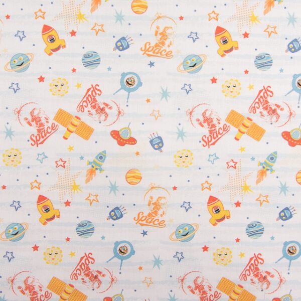 Estampado Mundo Espacial 1