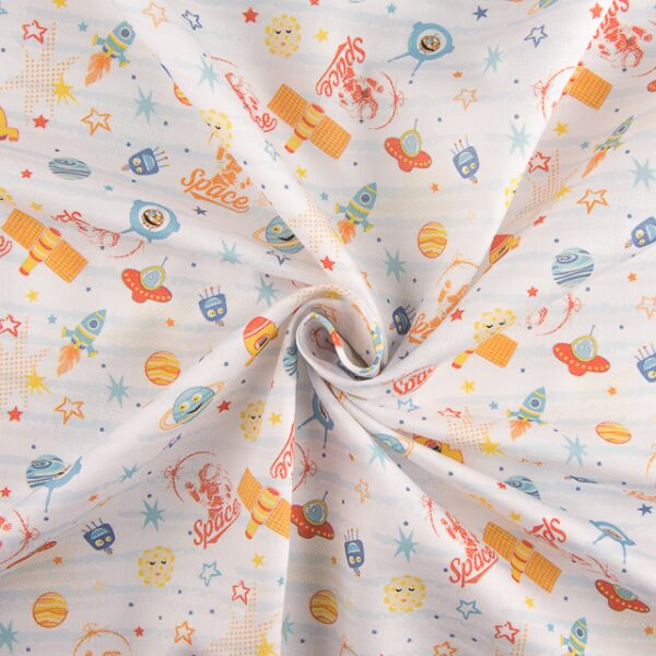 Estampado Mundo Espacial 1