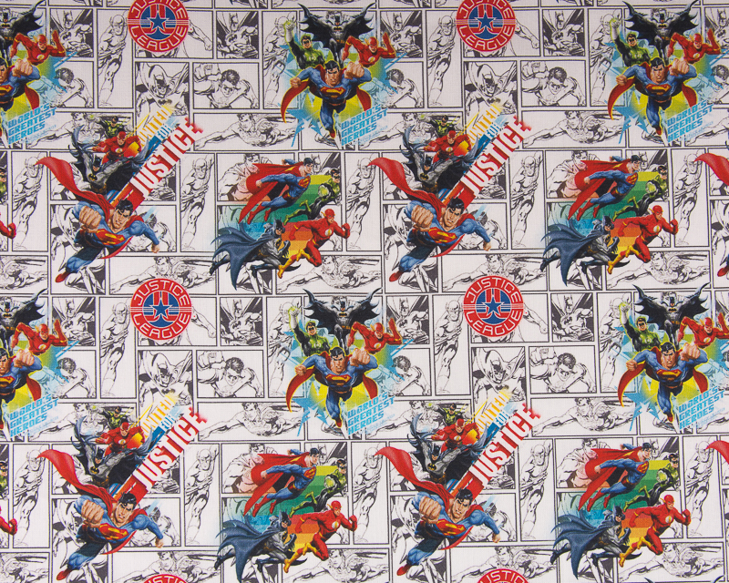 Estampado Liga da Justiça 1