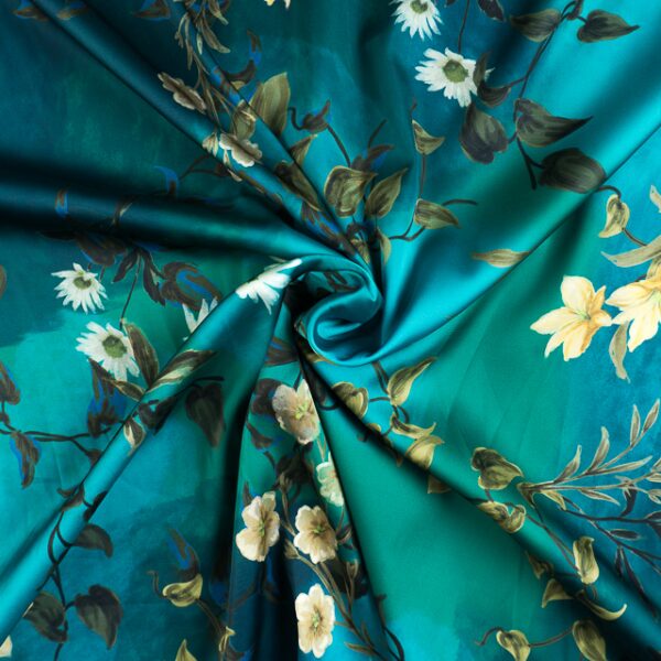 Cetim c/ Lycra Flores Lensk 3
